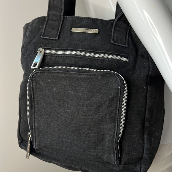 Marc Jacobs 1990’s Black Denim Cotton Shoulder Tote Bag - Picture 3 of 13